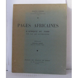 Pages africaines l'afrique du nord vue par les littérateurs