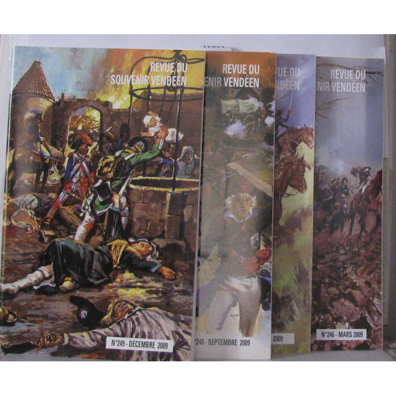 Revue du souvenir Vendéen 4 Numéros année 2009