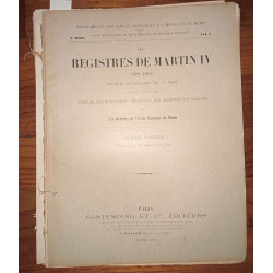 Les registres de Martin IV ( 1281-1285) Recueil des bulles de ce...