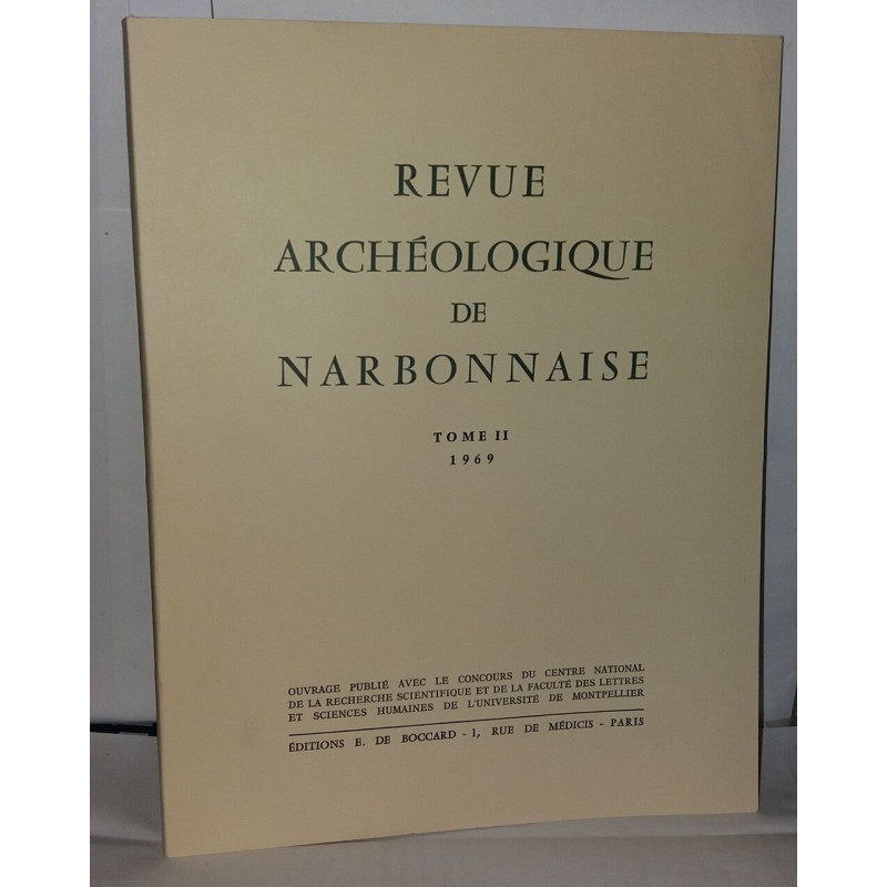 Revue Archéologique de Narbonnaise Tome II