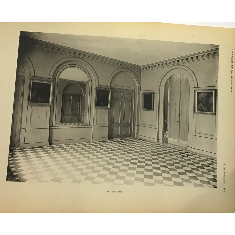 Chateau de la Malmaison - texte historique et descriptif orné de...