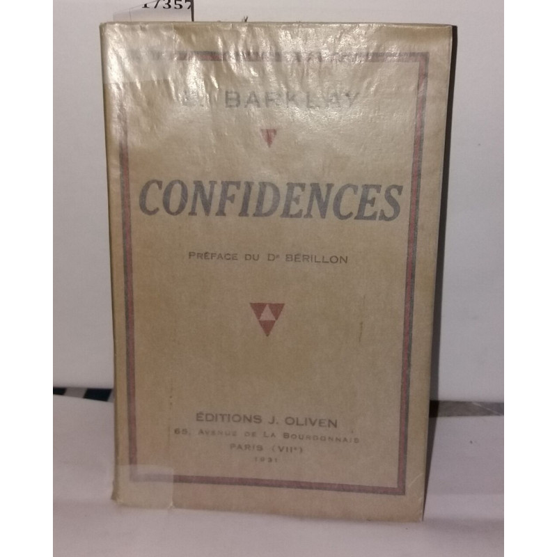 Confidences