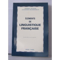 Éléments de linguistique française
