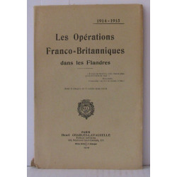 Les opérations franco-britanniques dans les flandres Avec 9...
