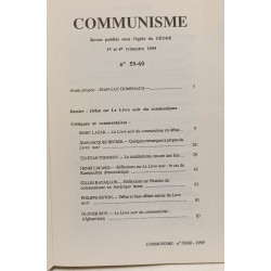 LE LIVRE NOIR DU COMMUNISME en débat - l'age d'homme n°59-60 ---- 2000