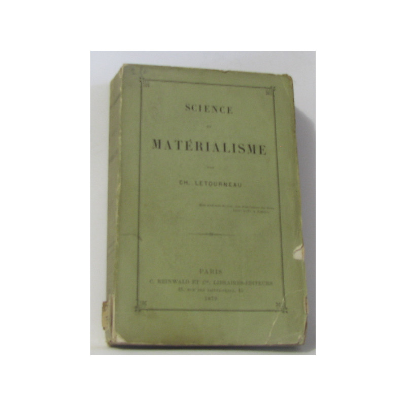 Science et matérialisme