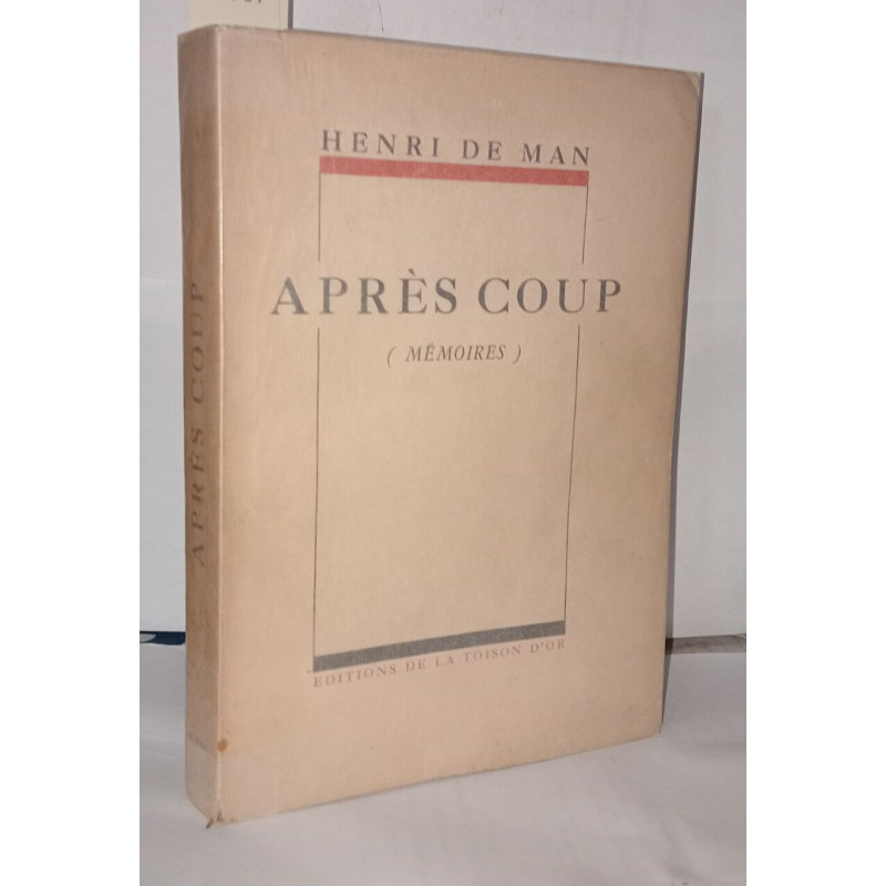 Après coup ( mémoires )