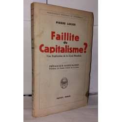 Faillite du Capitalisme ? Une explication de la crise mondiale