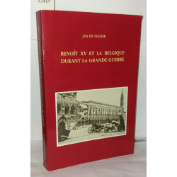 Benoît XV et la Belgique durant la grande guerre French