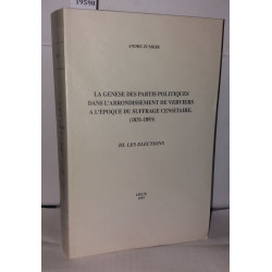 La genese des partis politiques dans l'arrondissement de Verviers...
