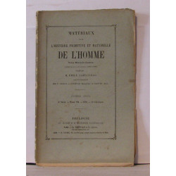 Matériaux pour l'histoire primitive et naturelle de l'homme revue...