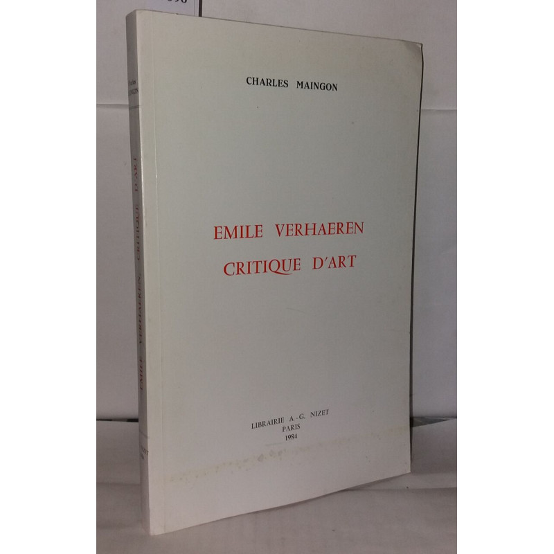 EMILE VERHAEREN CRITIQUE D'ART