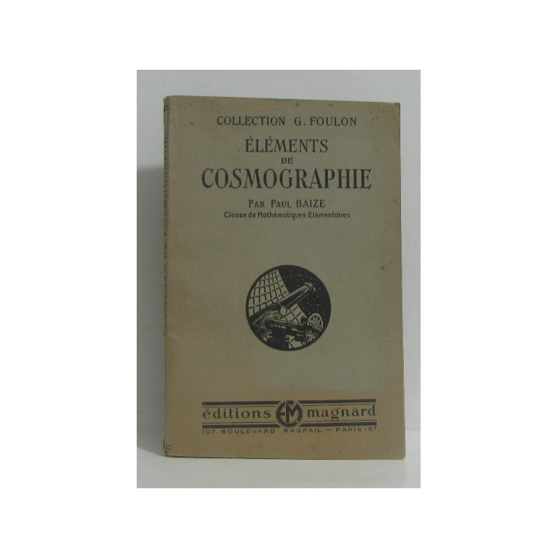 Éléments de cosmographie