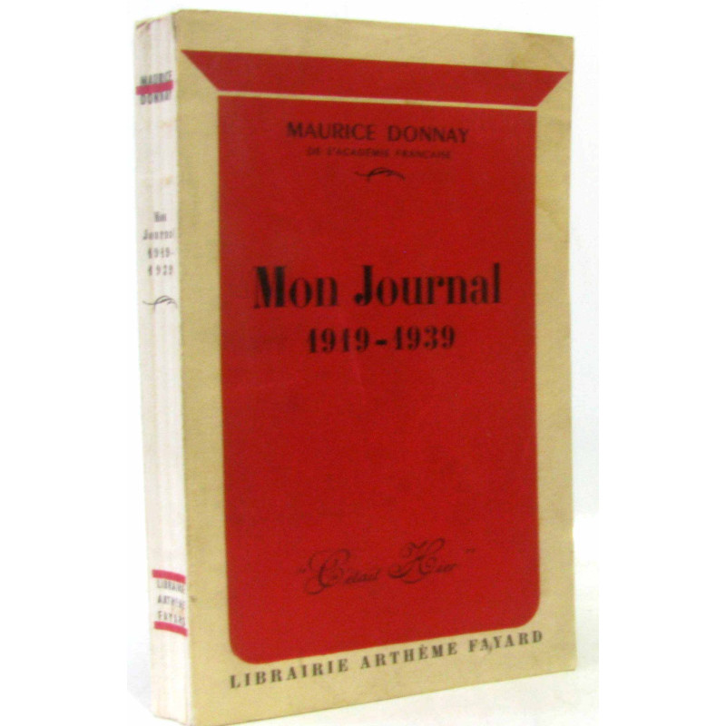 Mon journal 1919-1939