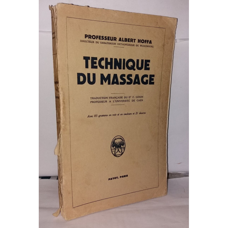 Technique du massage