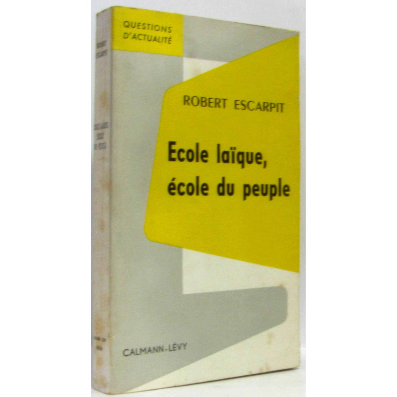 École laïque école du peuple - non coupé