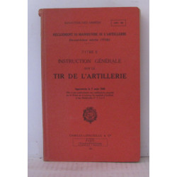 Règlement de manoeuvres de l'artillerie deuxième série ( TIR ) -...