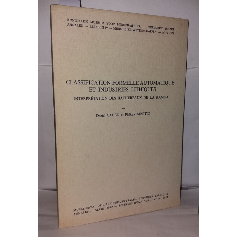 Classsification formelle automatique et industries lithiques....