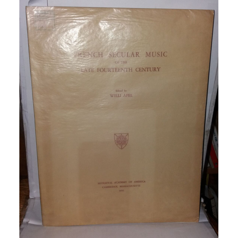 French secular music of the late fourteenth century
