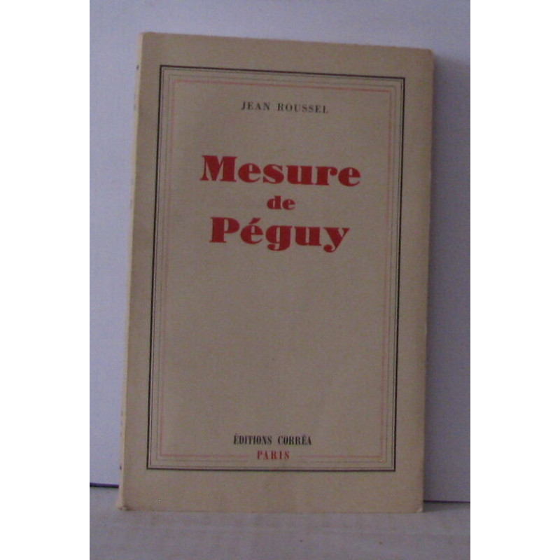 Mesure de péguy