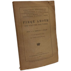 Pirqe Aboth. Die Sprüche der Väter