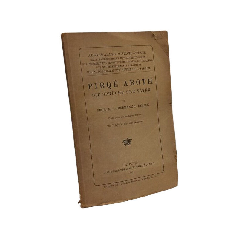 Pirqe Aboth. Die Sprüche der Väter