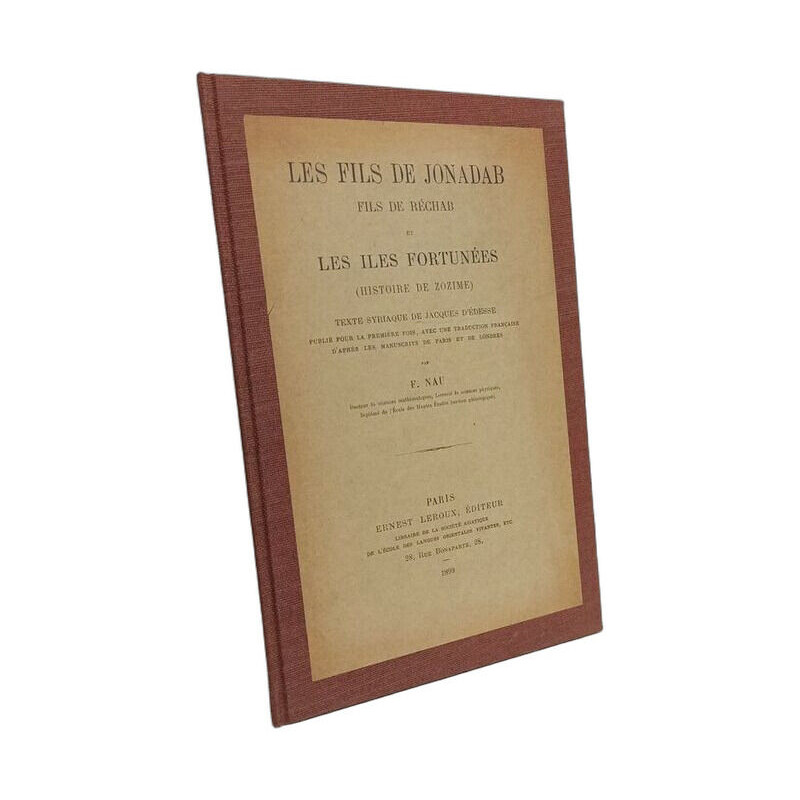 Les fils de Jonadab fils de Rechab et les iles fortunees (Histoire...