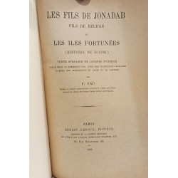 Les fils de Jonadab fils de Rechab et les iles fortunees (Histoire...