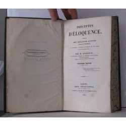 Préceptes d'éloquence extraits des meilleurs auteurs anciens et...