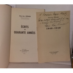 Écrits de quarante années