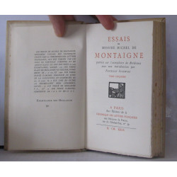 Essais de Messire Michel de Montaigne Tome cinquième publiés sur...
