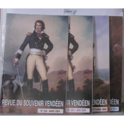 Revue du souvenir Vendéen 4 Numéros année 2004