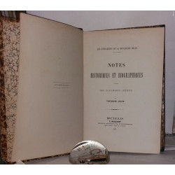 Les fondateurs de la monarchie belge ( Trois volumes reliés en un...