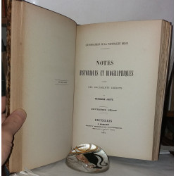 Les fondateurs de la monarchie belge ( Trois volumes reliés en un...