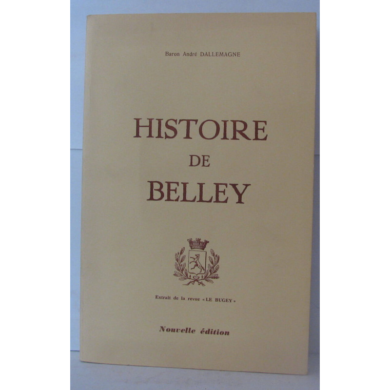 Histoire du belley