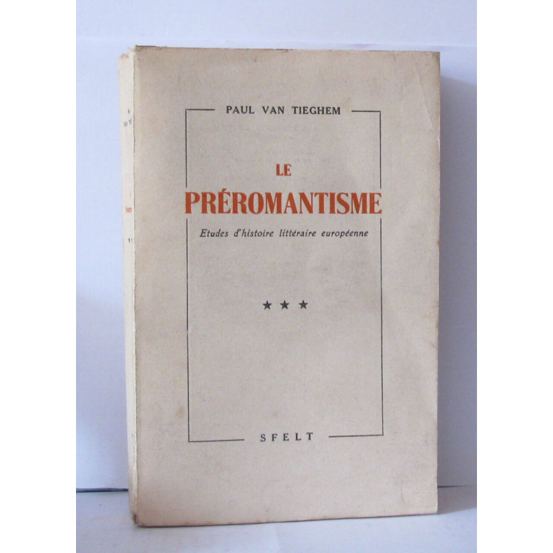 Le préromantisme étude d'histoire européenne *** la découverte de...