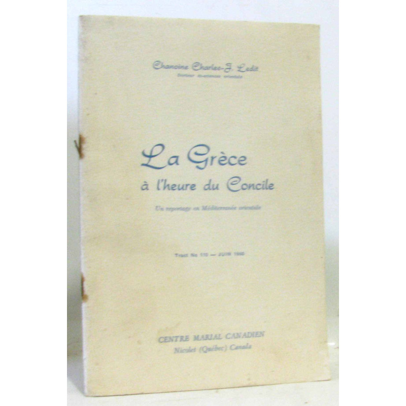 La Grèce à l'heure du Concile