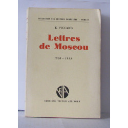 Lettres e Moscou 1928-1933