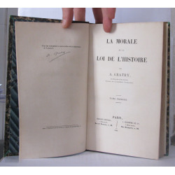 La morale et la loi de l'histoire