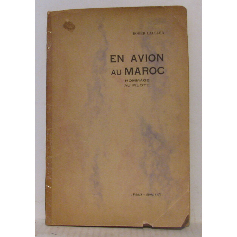 En avion au maroc hommage au pilote