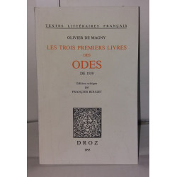 Les trois premiers livres des Odes de 1559