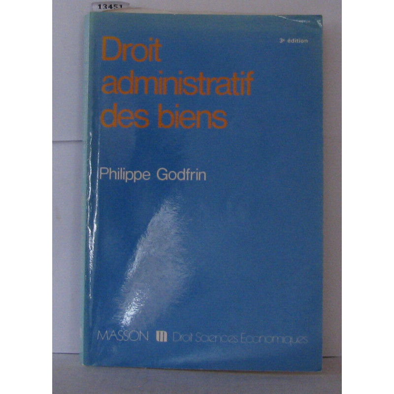 Droit administratif des biens