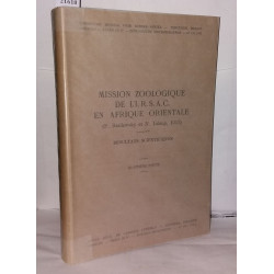 Mission zoologique de l'I.R.S.A.C. en Afrique orientale -...