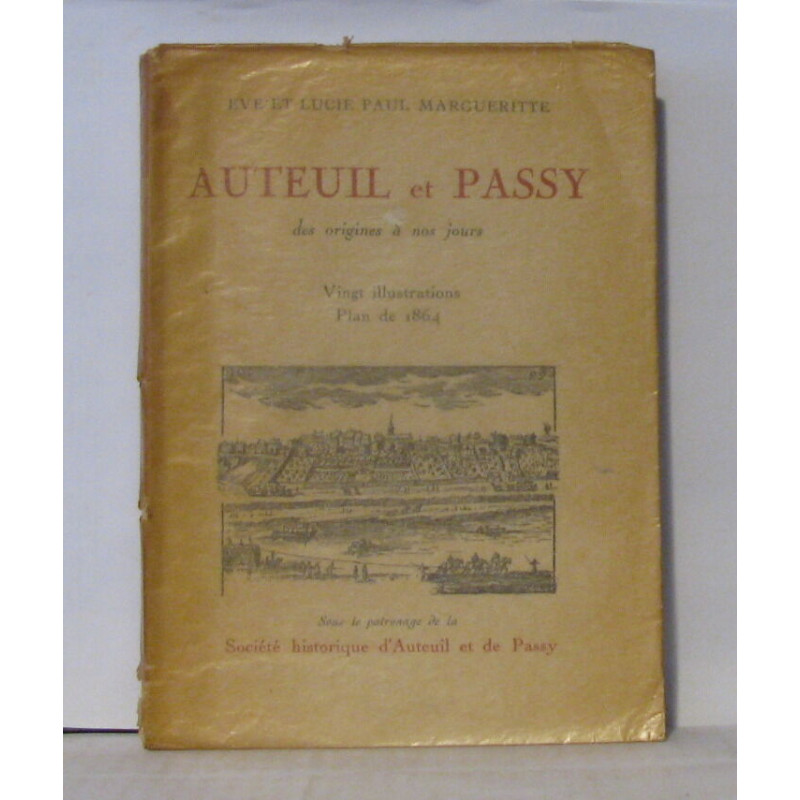 Auteuil et passy des origines a nos jours