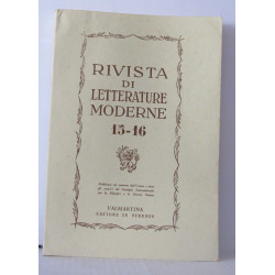 Rivista di letterature moderne N°15-16