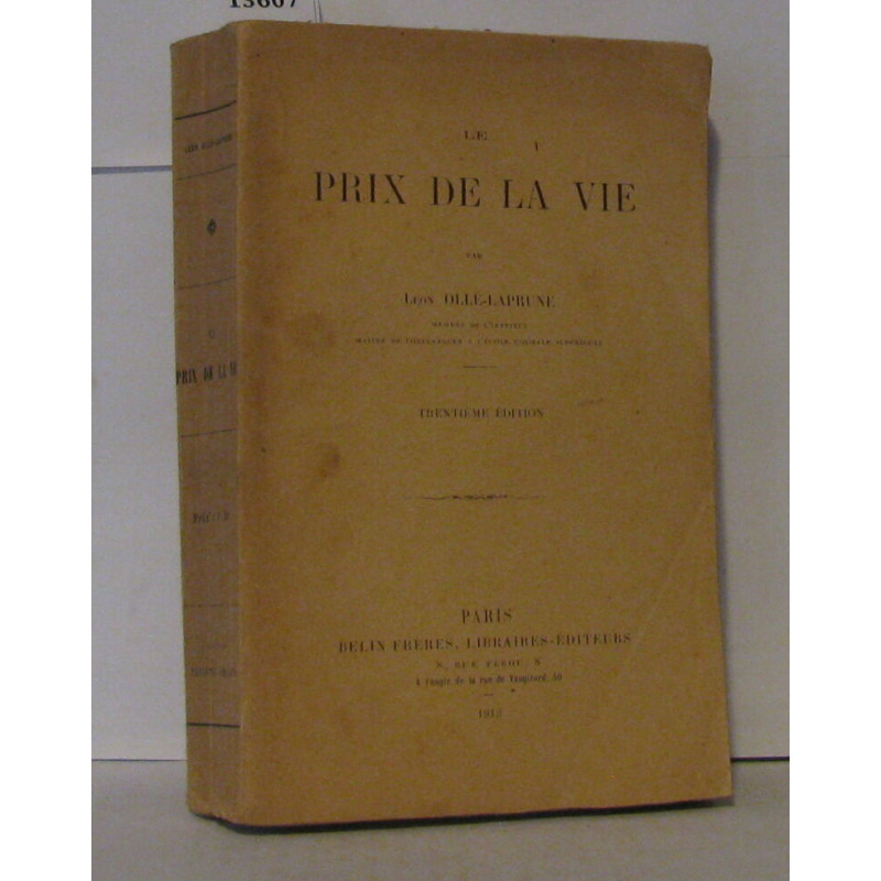 Le prix de la vie