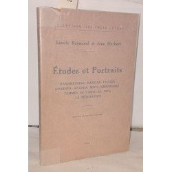 Études et portraits avec Cinq photographies , Ramakrishna - Ramdas...