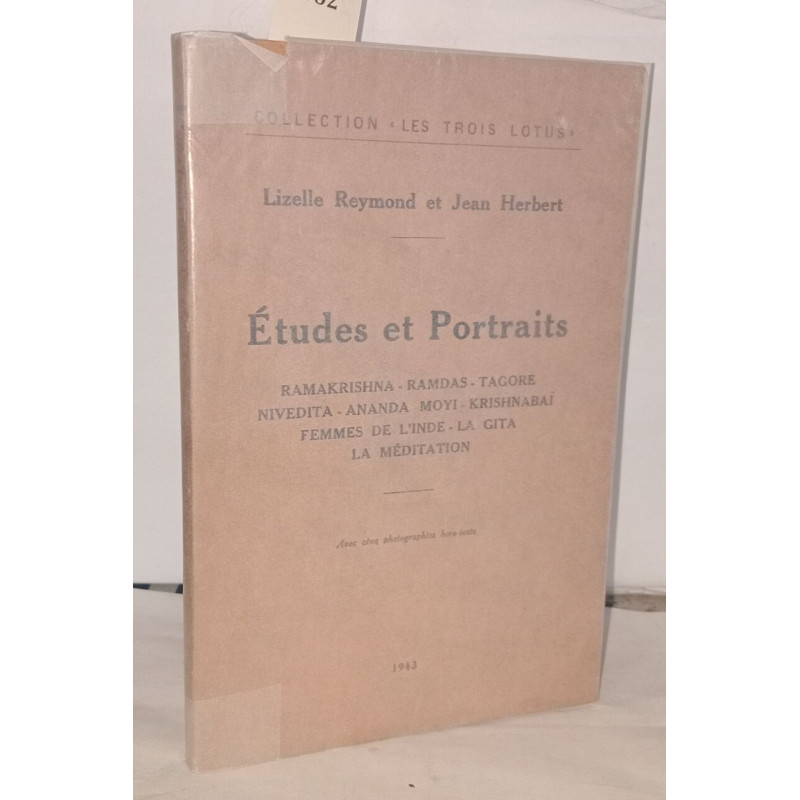 Études et portraits avec Cinq photographies , Ramakrishna - Ramdas...
