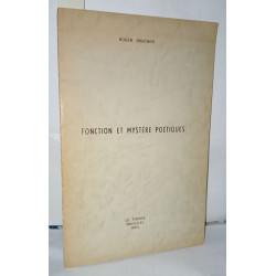 Fonction et mystère poétiques