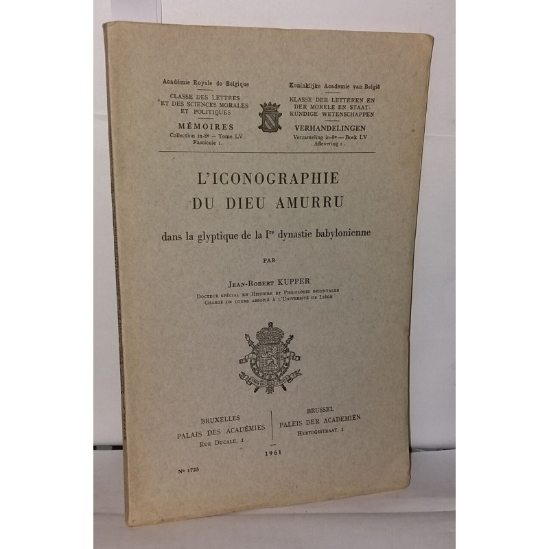 L'iconographie du Dieu Amurru dans la glyphique de la Iere...